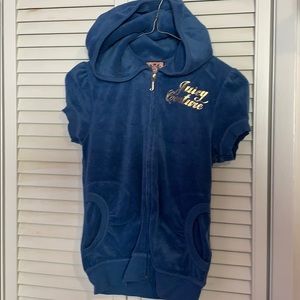 Juicy short sleeve zip hoodie